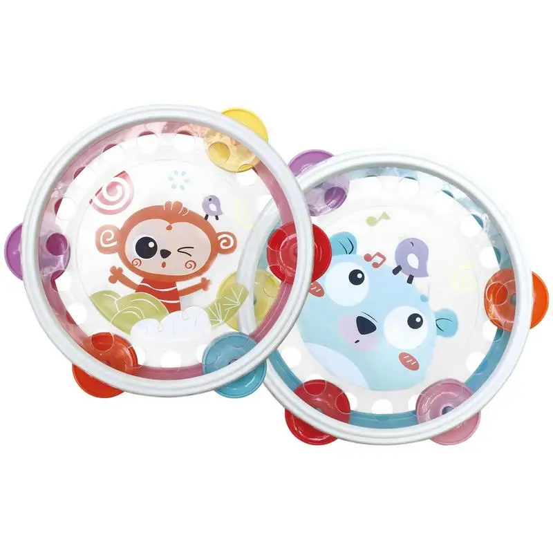 

Kids Hand Held Tambourine Drum Educational Instruments Tambourine Musical Learning Toy Montessori Musical Toy For Children KTV