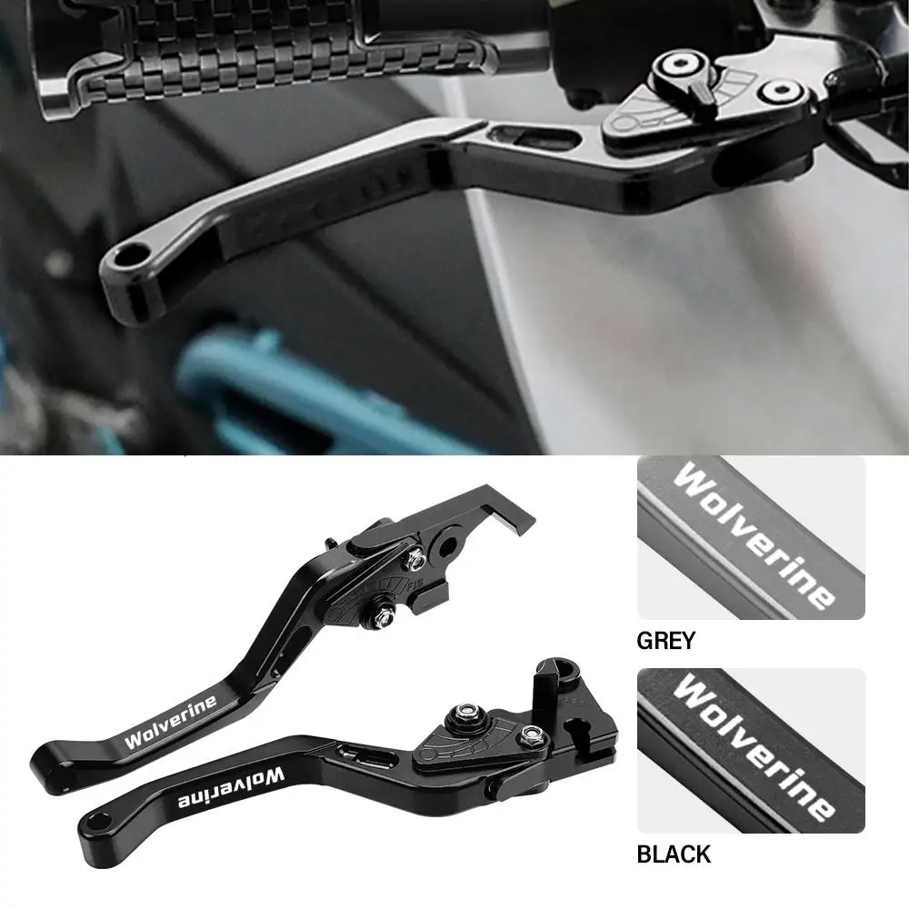 

Motorcycle Accessories Adjustable Brakes Handle Brake Clutch Levers For YAMAHA Wolverine 350 YFM350 2002 2003 2004 2005