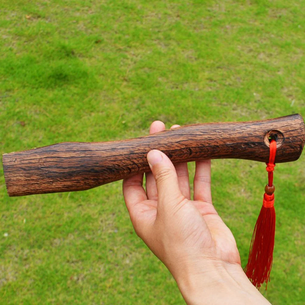 Solid Wood Ax Handle Tool Wooden Axe Accessory Handles Part Replacement Hatchet Carbonized 4