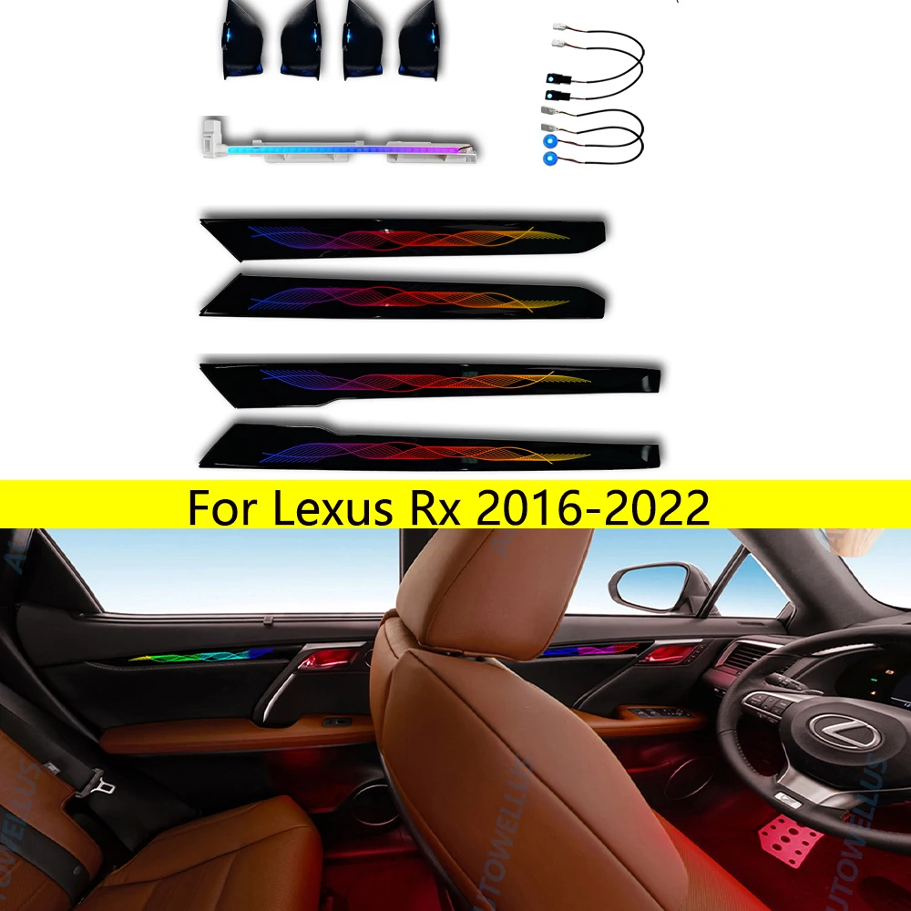 

For Lexus Rx 2016 2017 2018 2019-2022 Symphony Inter Ambient Light Decoration Lamp Inter Interior Decorate Led Atmosphere Light