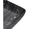 23 "x15.4" container sink rectangle - marble bathroom sink above countertop, ceramic washbasin, artistic basin 6