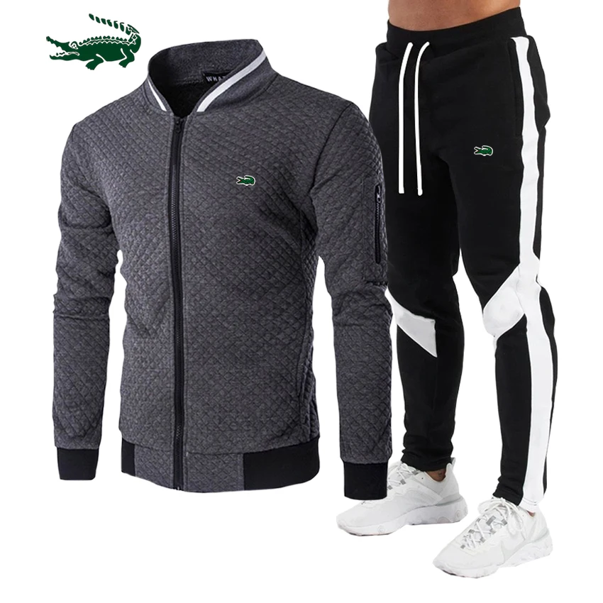 Embroidery CARTELO Hoodie Sweatpants Tracksuit Men Luxury Hooded Sweatshirt+Pants Pullover Hood Sportwear Suit 2 Pieces Sets cartelo mens summer fashion 2 piece outfit clothing jogger shorts t shirt homme tracksuit short sets sports suit clothes for men