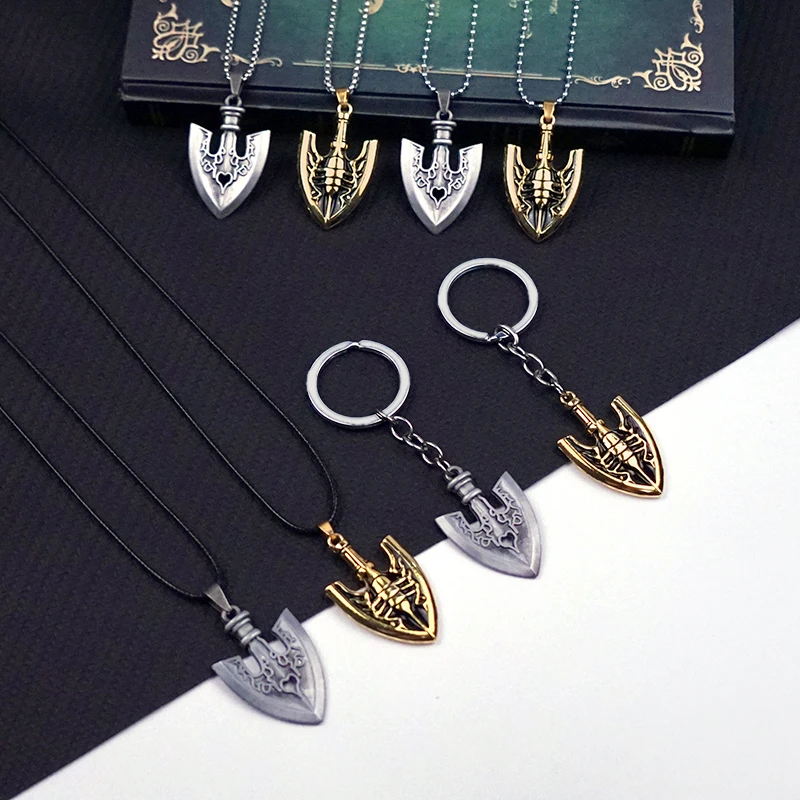 アクセサリー jojo JOJOS BIZARRE ADVENTURE Necklace for Women Men Arrow Gold Metal