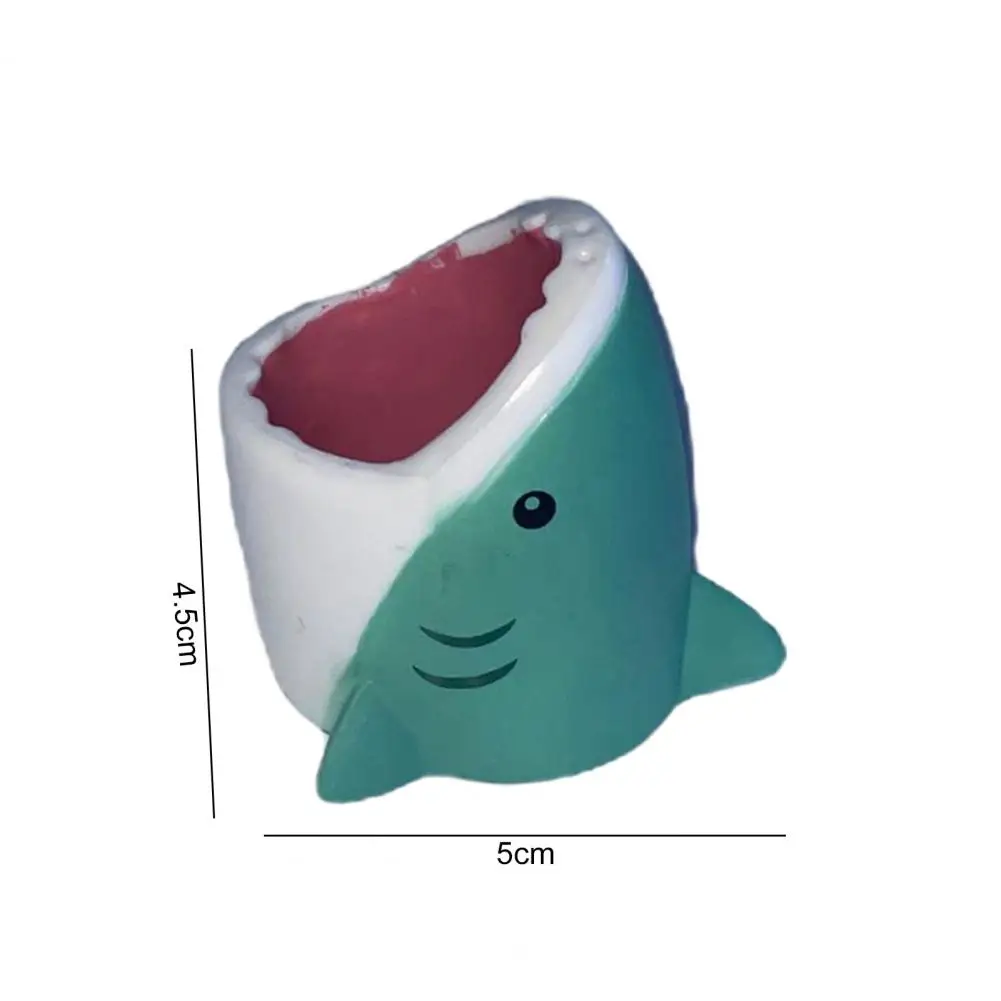 Fish Tank Ornament Ocen Series Shark Head Statue Cartoon Underwater Animal Sculpture Aquarium Landscaping Decor