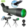 Xiyear 25-75x80 Telescope Spotting Scope Large Field Powerful Zoom Monocular With Phone Adapter Tripod For Bird Watching Camping 1