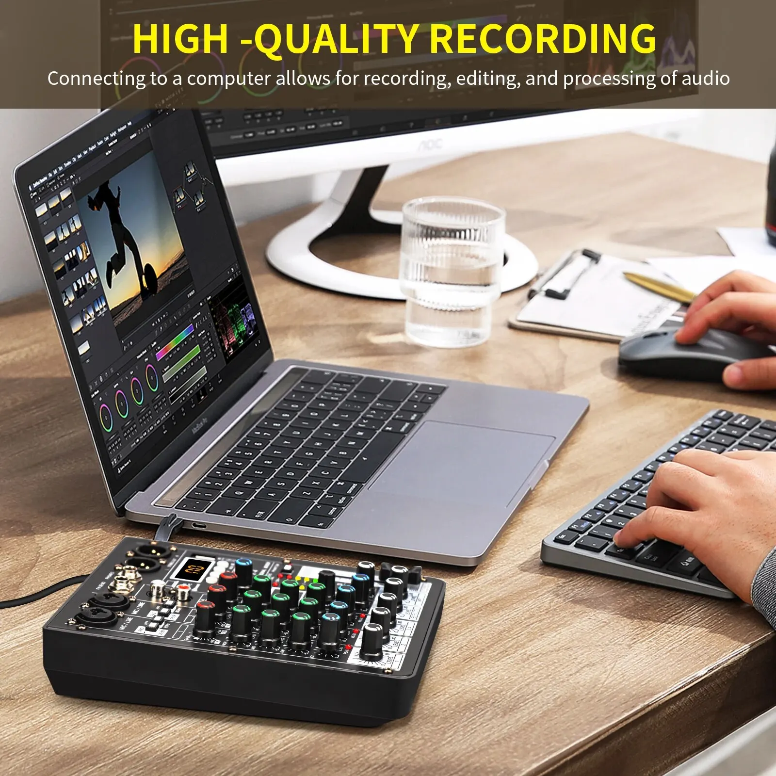 配信機器・PA機器・レコーディング機器 Astatic DN-500 Amazon.com: TKLBLS Audio Mixer, 6-Channel Professional DJ