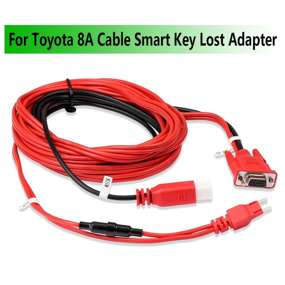 

Autel for Toyota 8A AKL Cable Non-Smart Key All Keys Lost Adapter Car Diagnostic Cables and Connector For APB112 G-Box2 G BOX2