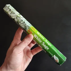 Lavender Incense Sticks with Sandalwood & Jasmine Aromatherapy Fragrance - White Sage