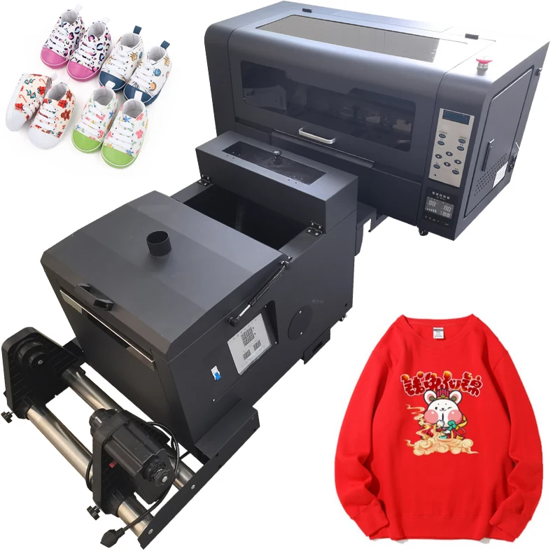 

Color A3 30Cm Tshirt Printer Powder Shaker Machine Included Industry Machinery Xp600 Print Head A3 Dtf Printer