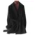 Autumn Korean Double Sided Black Short 100% Wool Coat Women's Loose Lacing Belt Red Woolen Overcoat #6