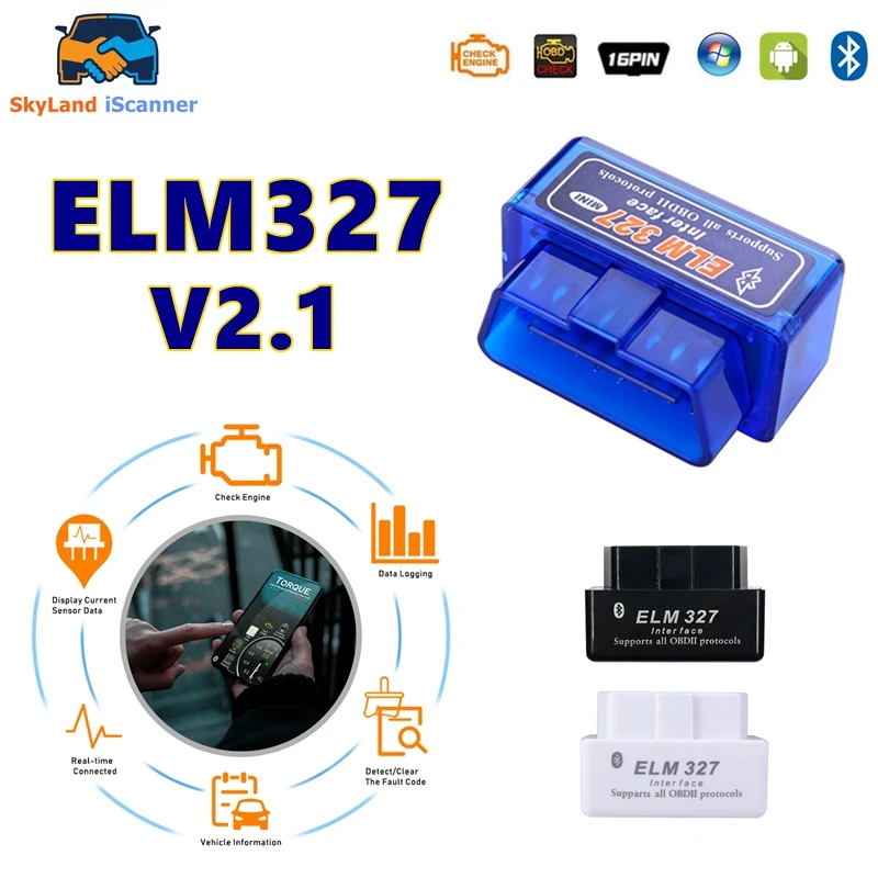 Spedizione Gratuita Elm327 È Adatto Per Mini V2.1 Bluetooth Obd Dual-Mode Automatic Judge 5.1 Bluetooth Car Fault Detection