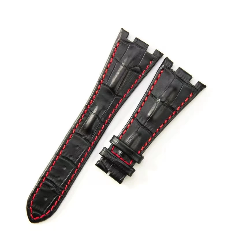 Per Royal Oak Offshore Ap15710 15703 26470 26133 Cinturino In Pelle 28Mm