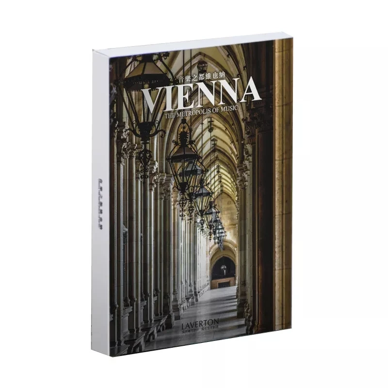 Viaggia intorno al mondo Cartoline a tema Biglietto di auguri scenico HD Decorazione per diario Scrapbooking Adesivi murali per carte di sfondo