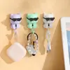 Cute Plastic Cartoon Cat Hooks Decorative Waterproof Key Hangers Wall Hanging Sunglasses Cat Hooks Kitchen 5