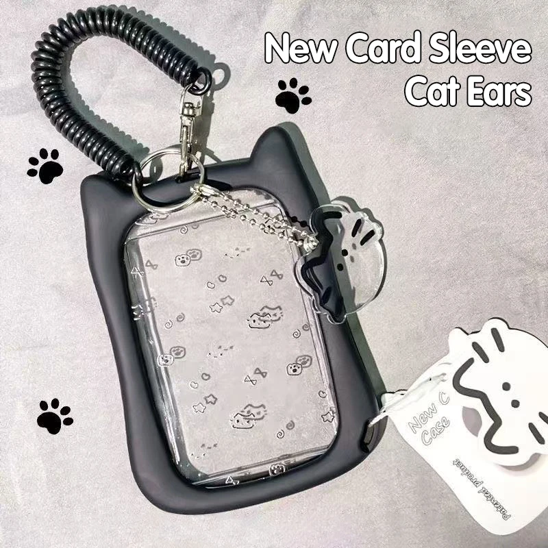 Bus Simple Transparent ins Card Cover Student Campus Meal Card Subway ID Card Star Chasing Protection Cover 2