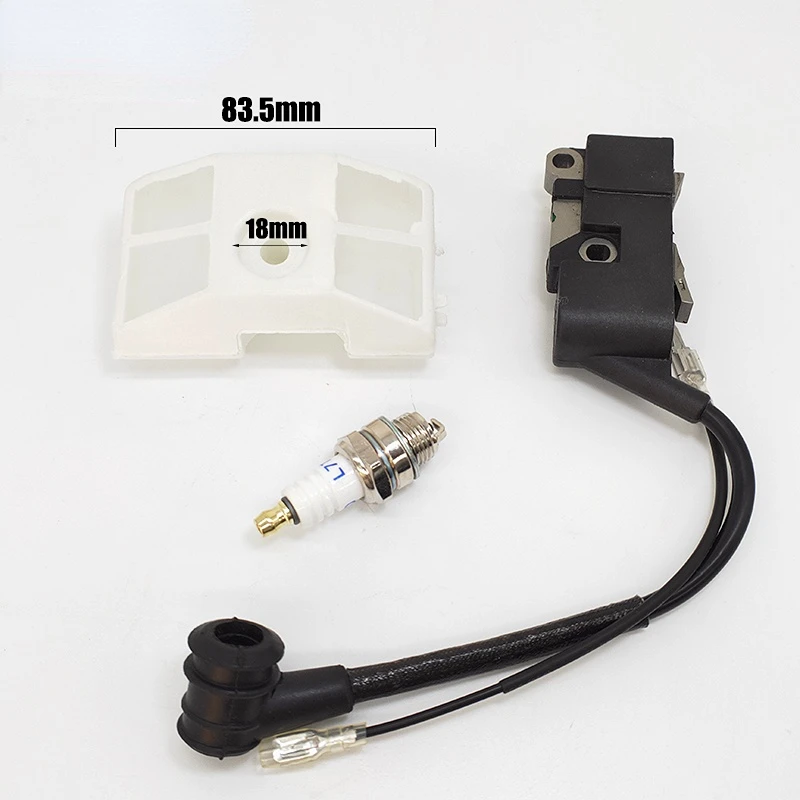 Ignition Coil Air Filter Connector Kit chainsaw replace parts For Chainsaw 4500 5200 5800 45cc 52cc 58cc Engine Garden Tools Replacement Spare Parts