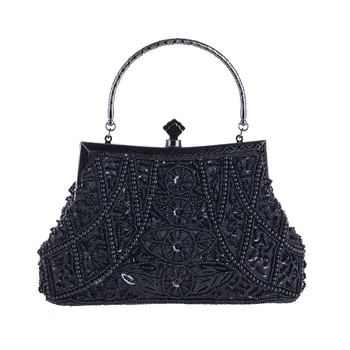 ⁦сумка New Retro Handbag Luxury Evening Clutch Bag Embroidered Design Ladies Wedding Evening Party Dinner Bag, Bags for Women⁩ – תמונה ⁦3⁩
