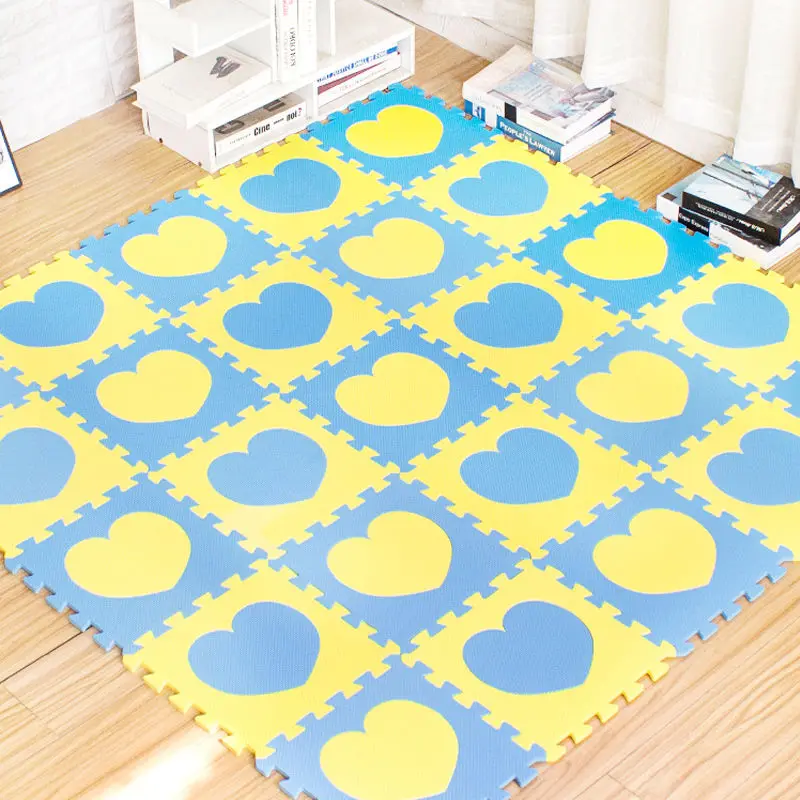 Cartoon Play Mats 10PCS Activities Mat for Baby 30x30x1cm Baby Play Mat Puzzle Mat Baby Mat Tatame Crawling Mat Floor Noise Mat children playground tile eva puzzle floor mat animals children playground tile eva puzzle floor mat animals baby play mat crawling kids play tile eva puzzle floor mat animals baby play mat crawling mat double surfa