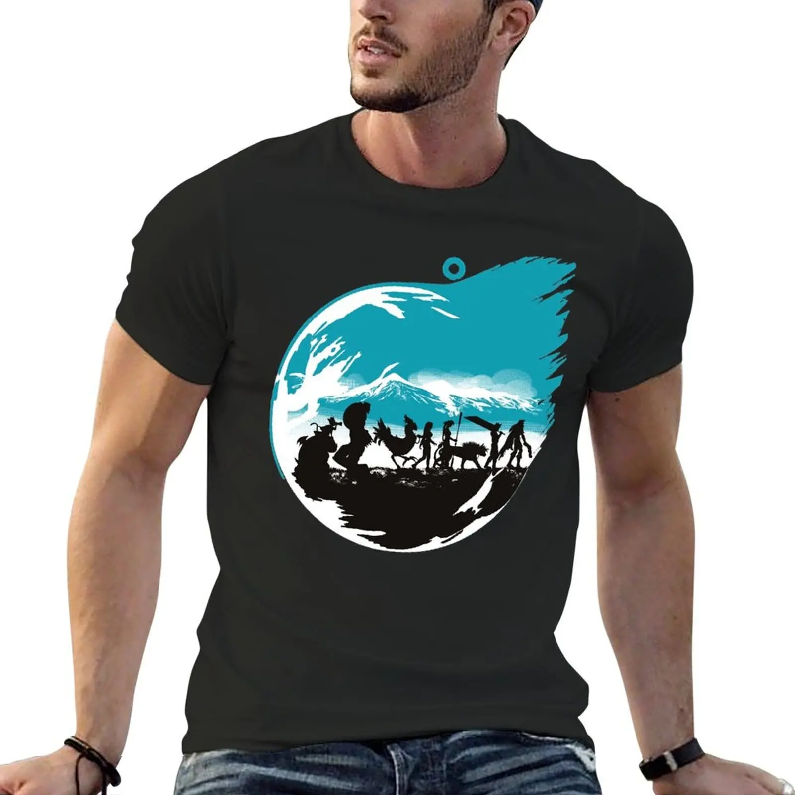 

FELLOWSHIP OF THE FANTASY T-Shirt shirts graphic tee man t shirt plus size tops graphic shirts plain white t shirts men