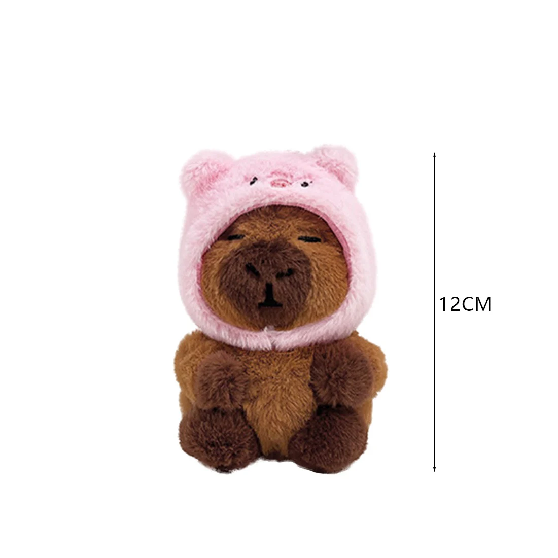 New Capybara Plush Toys Women Cute Capibara Bag Pendant Keychain Kids Backpack Decor Party Birthday Gift Fluffty Doll Factory