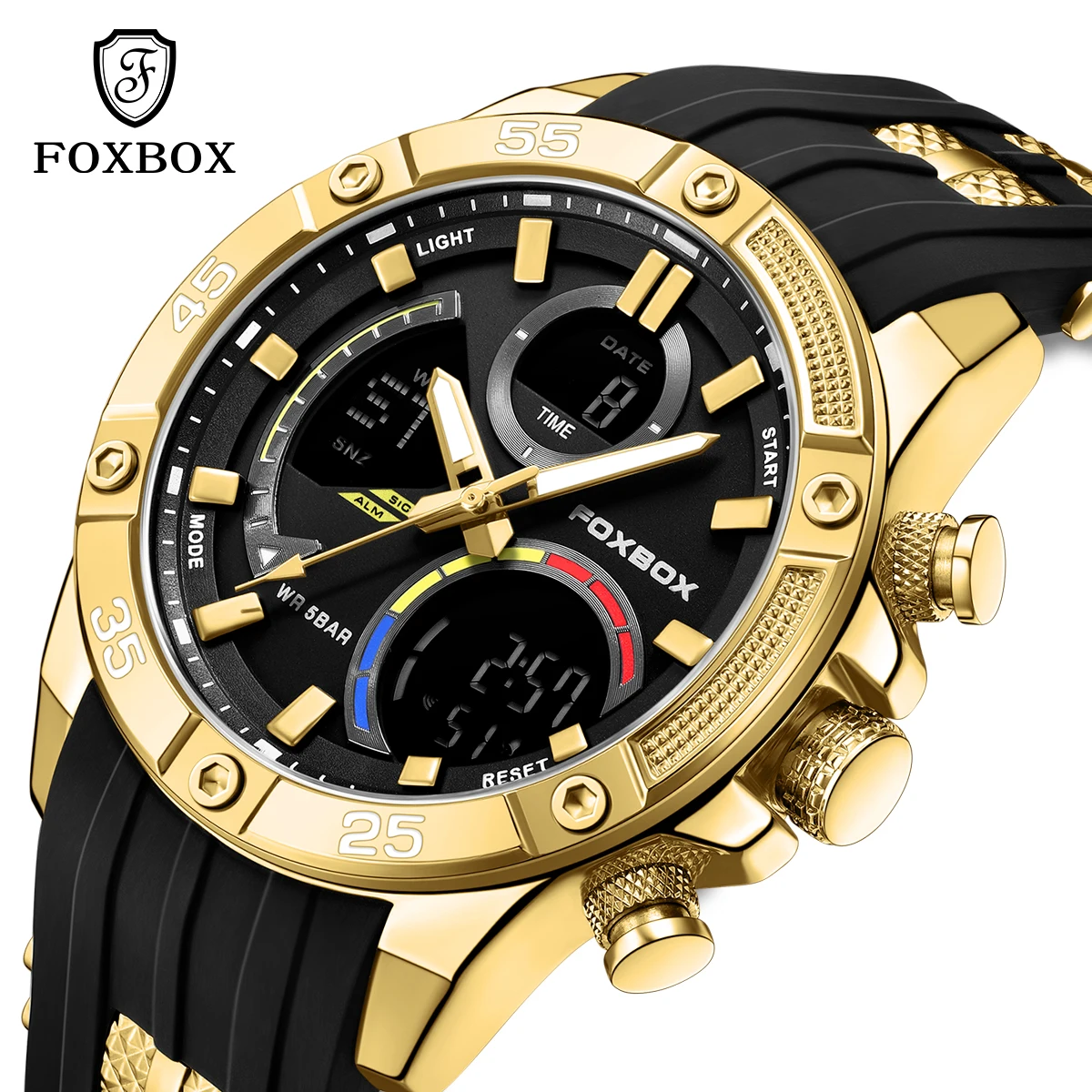 LIGE Men Watches Brand Luxury Silicone Strap Waterproof Sport Quartz Chronograph Military Watch Men Clock Relogio Masculino