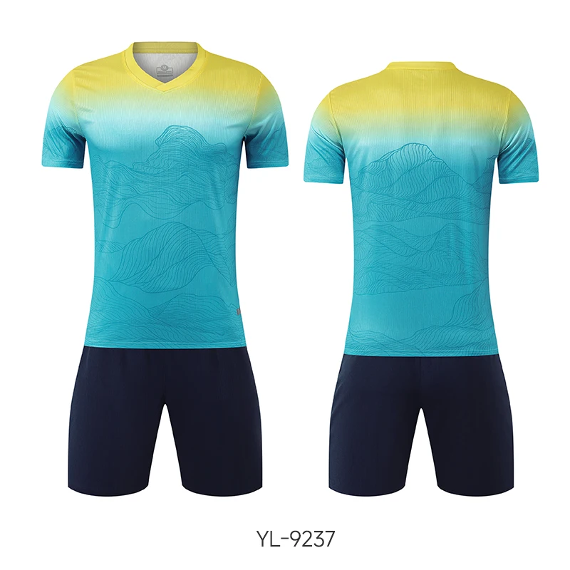Children's Breathable Soccer Jersey and Training Tracksuit Set