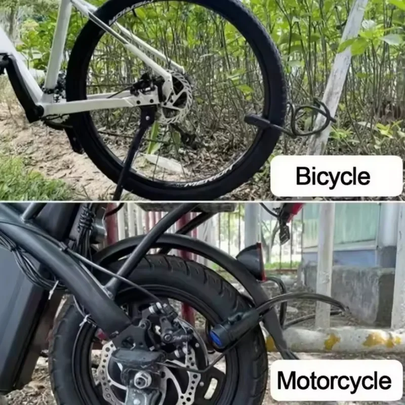 Motorcycle Lock Heavy Duty Metal Anti Theft with 2 Keys for Bicycle motorcycle lock