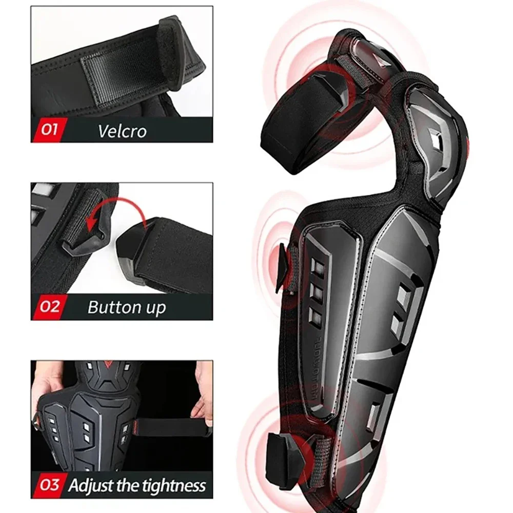 Motorcycle Knee Protector Set Cycling Knee Protector Elbow Four Seasons Pads Universal Motorcycle Protective Equipment