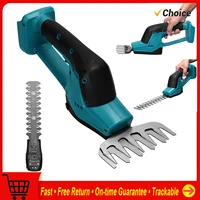 2 in 1 Cordless Hedge Cutter Electric Grass Trimmer Garden Branch Pruning Shears Lawn Hedge Fence Weeder Mower Gardening Tool 1