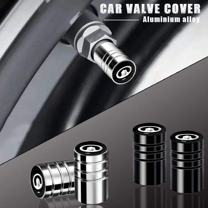 Universal Car Hub Stem Valve Cap Metal Valve Cover for Lexus RX Lx570