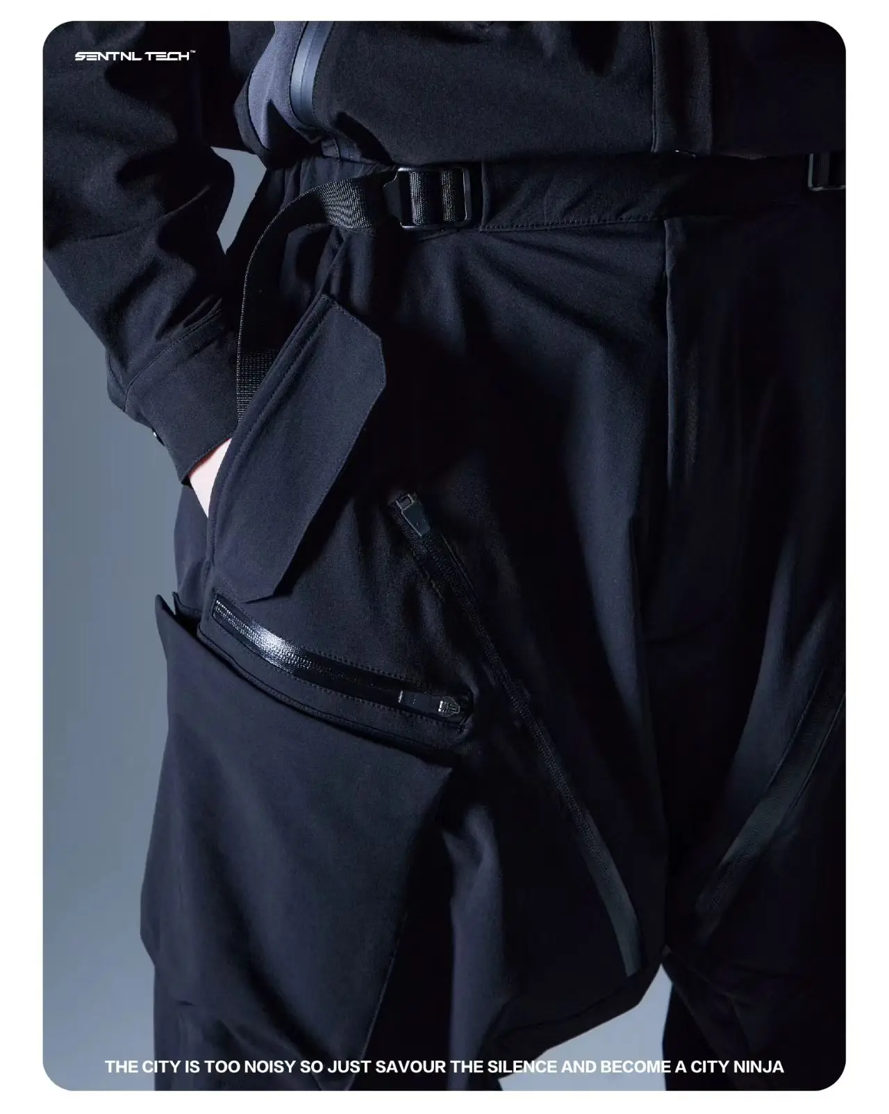 Silenstorm 25 aw Functional windbag low-waisted relaxed cargo wide-leg pants loose-fit multipocket leg op adjustment techwear