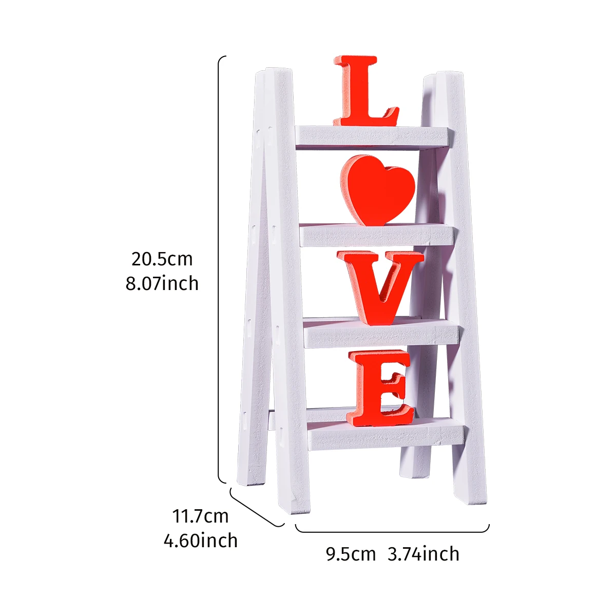 1PC, Valentine's day, modern and simple LOVE ladder decoration piece, snowboard tabletop decoration piece 3