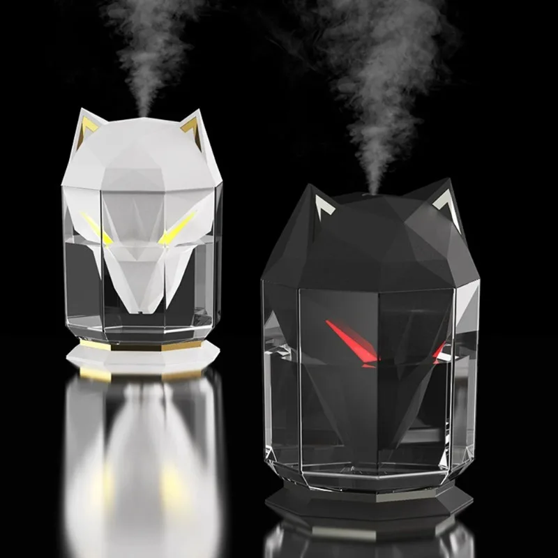 

650ML Large Capacity Air Humidifier USB Electric Aromatic Essential Oil Diffuser Cold Fog Spray LED Lamp Household Air Purifier