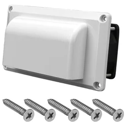 Car Accessories 12V 25W Side Air Vent Ventilation Exhaust Fan for Recreational Vehicles and Boats (WHITE)