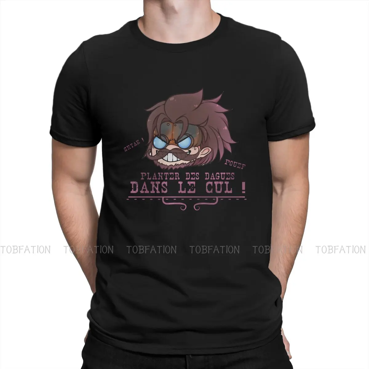 Wow Azeroth Game Mécagnome Planting Daggers Tshirt Black For Men S-6Xl T Shirt Casual Men'S Tops Short Sleeve
