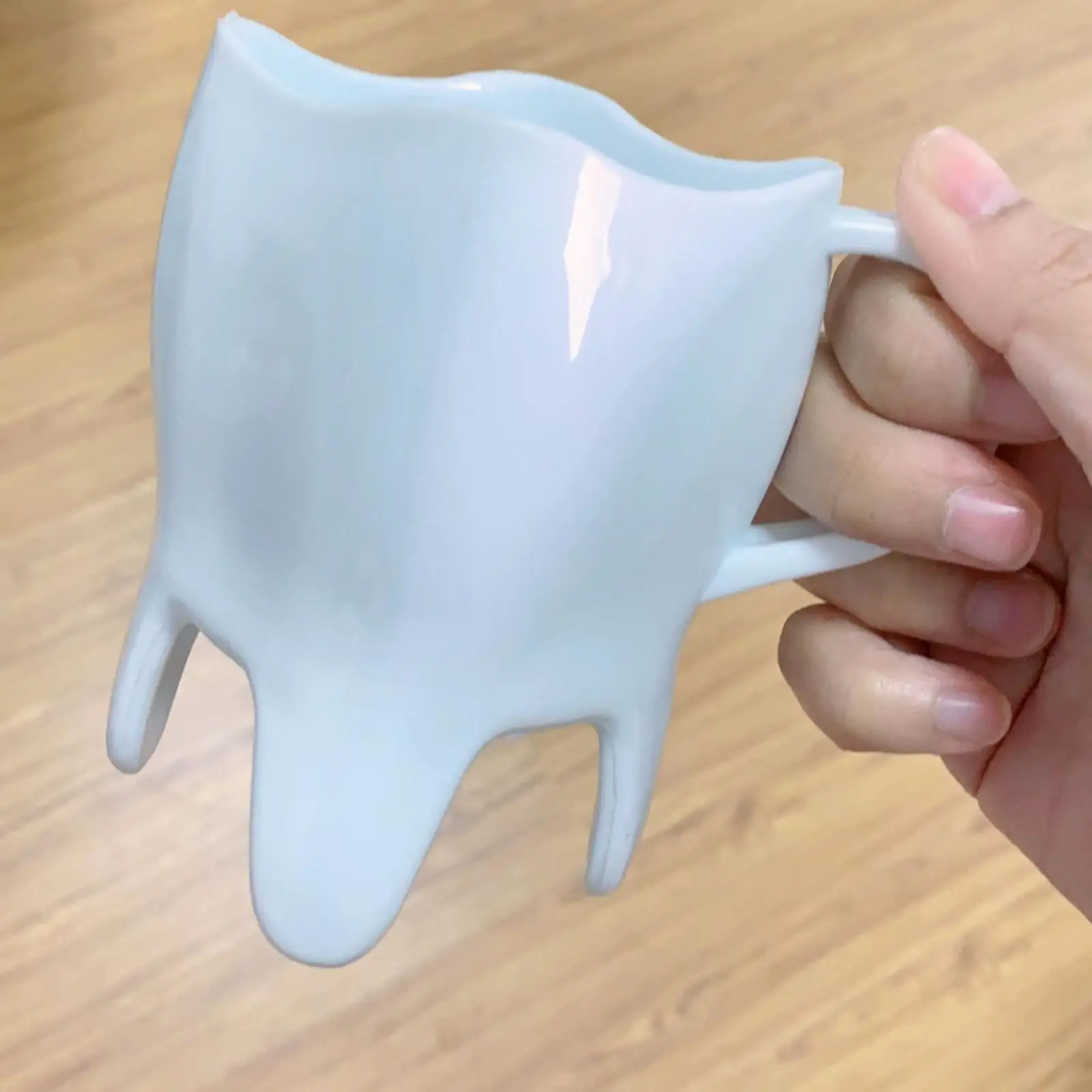 치아 모양의 독창적인 참신한 커피 머그잔 (여행, 우정, 가정용)