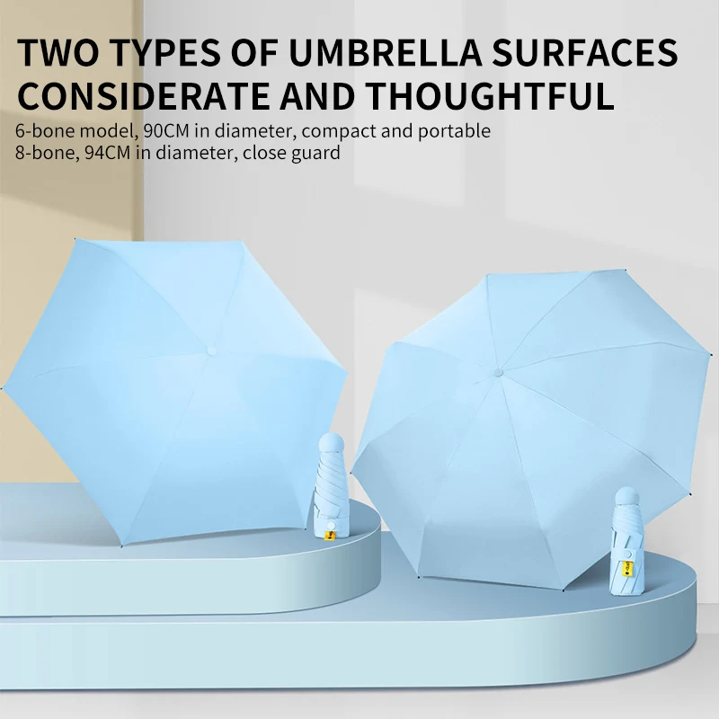 Capsule Umbrella Dualuse Rainproof Wind-resistant Sun Protection Portable Mini Umbrella mini umbrella wind resistant umbrella mini sun umbrella windproof umbrella sun umbrella