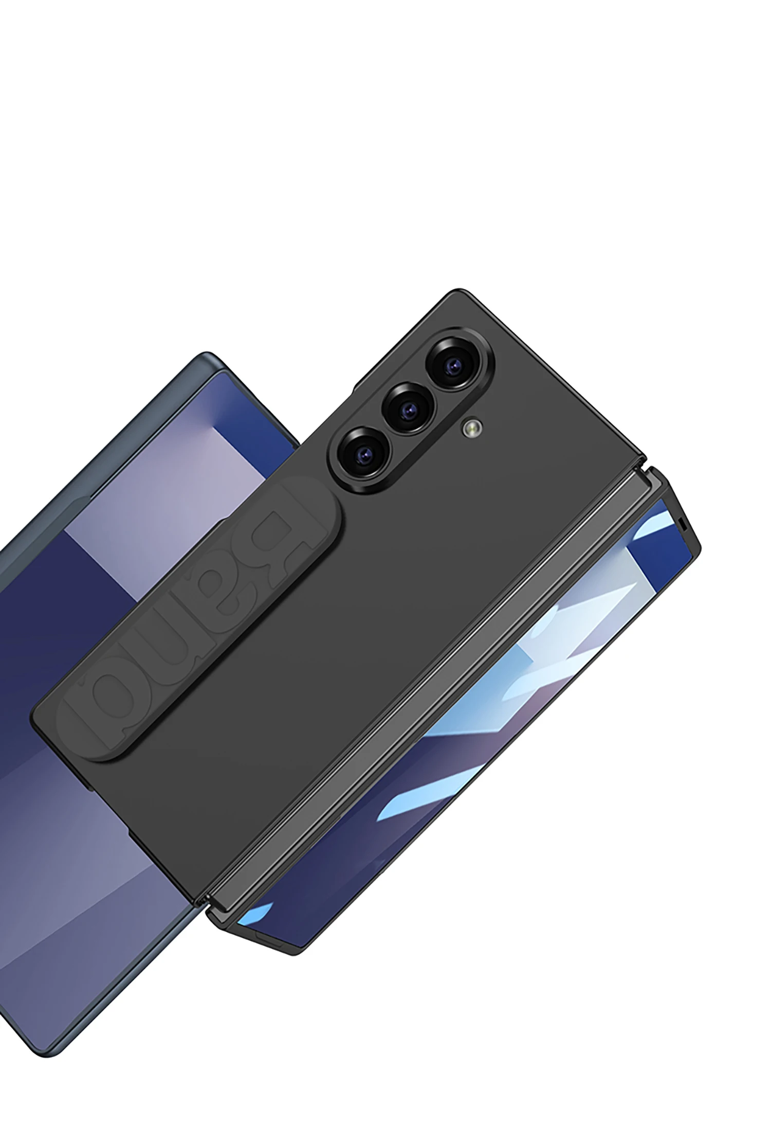 Ultra-thin Silicone Wristband Case For Samsung Galaxy Z Fold 7 Outer Screen Prot