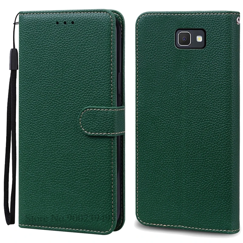 Leather Wallet Flip Cover for Samsung Galaxy J7 Prime