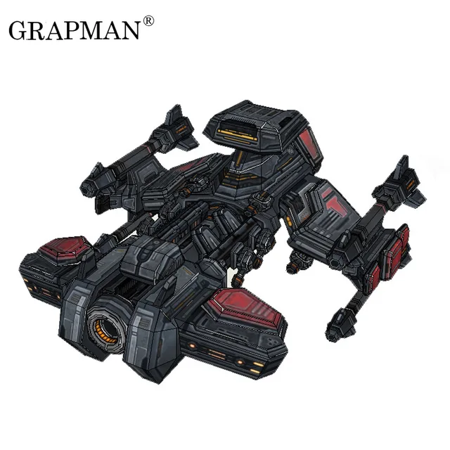 Star II Superplane Daiwa Handmade DIY Game 3D Paper Model 1