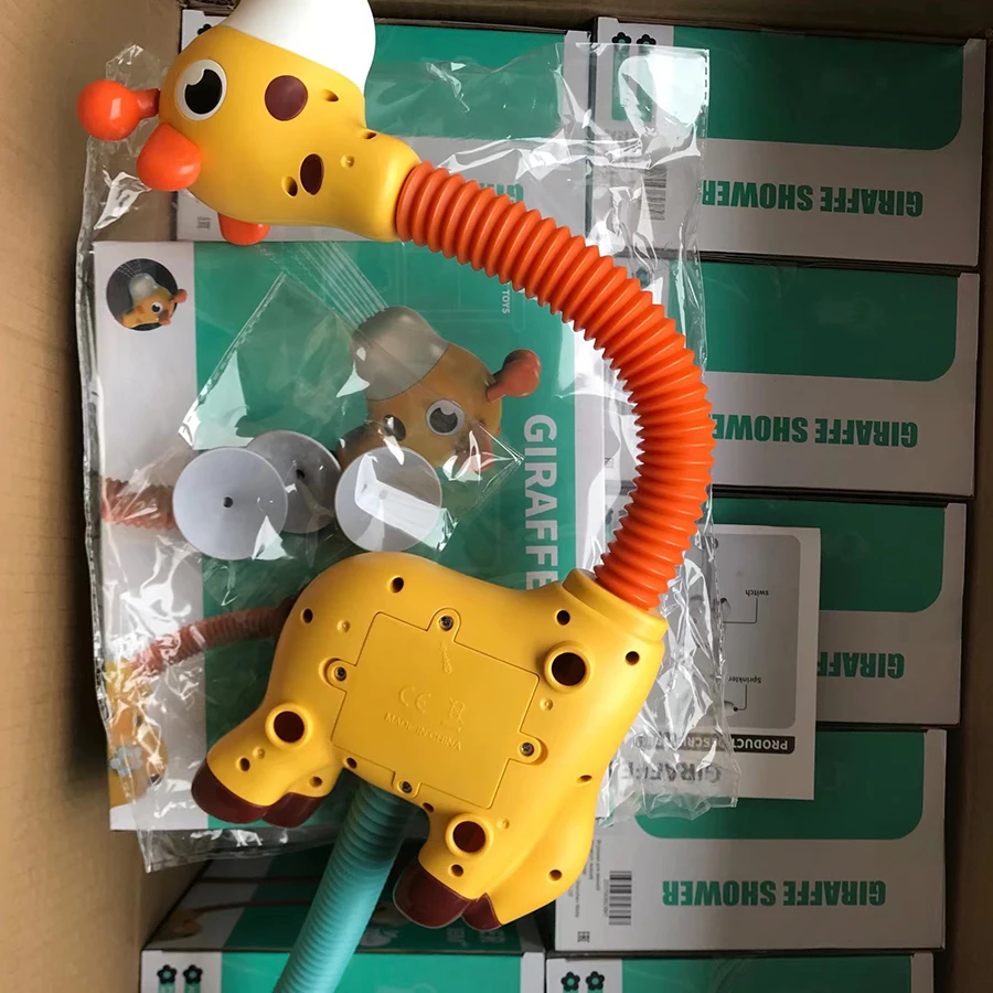 Deer Sprinkler Shower, Giraffe Scalable 360 degree Rotating Children's Shower, Shower, and Water Playing Toy 5