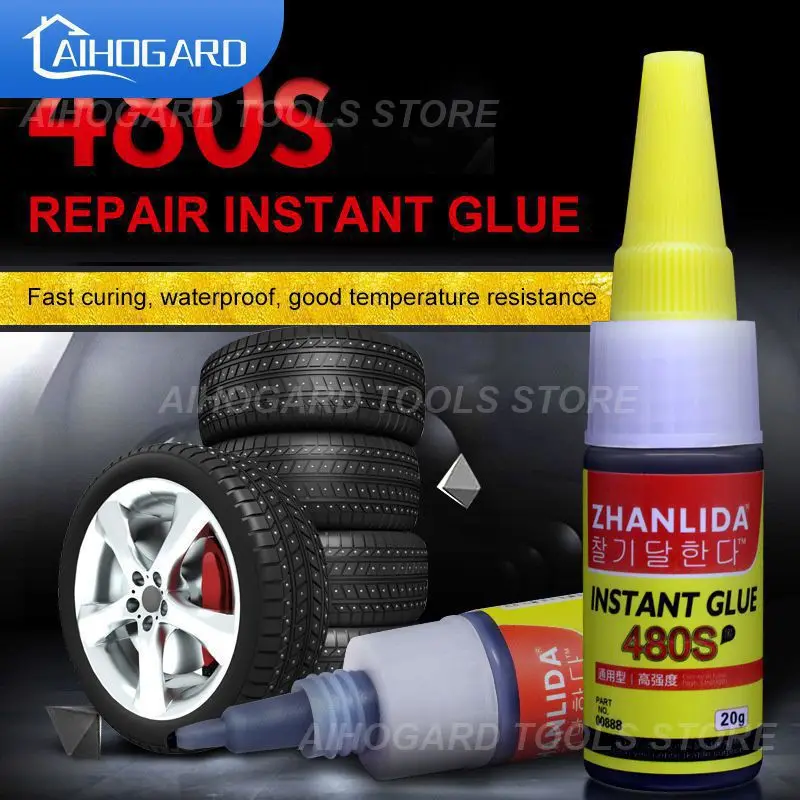 20g Mighty Tire Repair Glue Car Rubber Repair Tire Glue Automobile