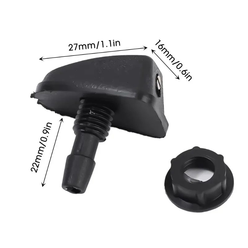 Universal Windshield Washer Nozzle Jet Spray Head Adjustable for Car Auto Truck Vehicle Front Wiper Cleaning System Parts