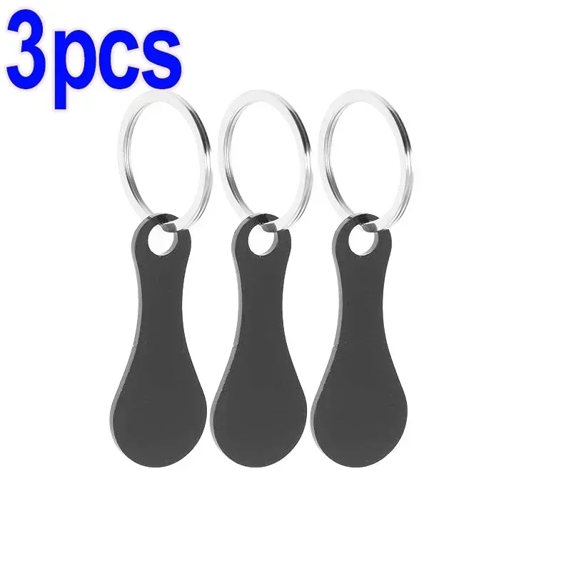 Multipurpose Metal Trolley Token Keychain for Shopping and Home Use
