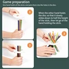 Color Game Wooden Blocks Parent Child Games Blocks Stacking Kid Toddler Educational Sticks 3