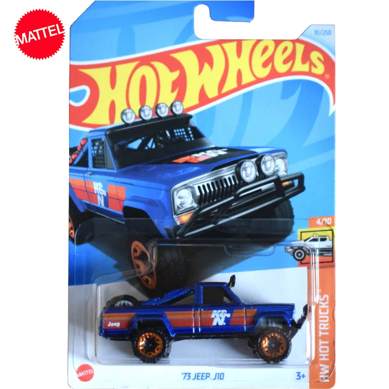 

Original Mattel Hot Wheels C4982 Car 1/64 Diecast 91/250 KGN '73 Jeep J10 Vehicle Model Toys for Boys Collection Birthday Gift