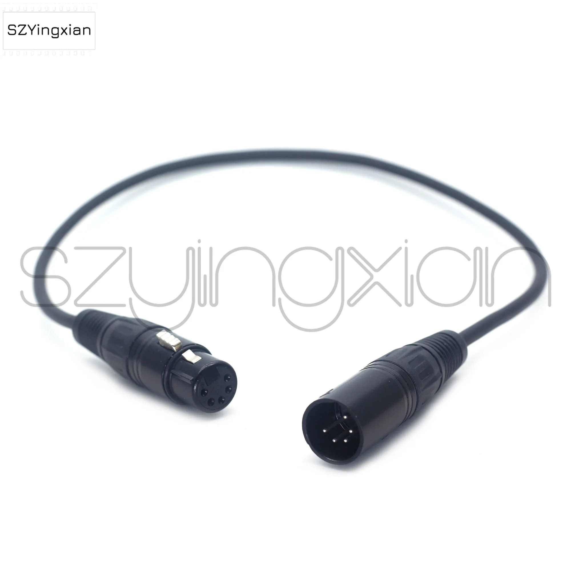 macho de 5 pinos para xlr comprimento 02