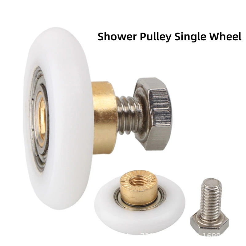 20/23/25/27mm Shower Door Rollers Pulley Bathroom Sliding Glass Door Wheels Sliding Wheel Rollers Bathroom Accessories 4Pcs shower room pulley shower door rollers sliding door roller shower room rollers sliding door pulley