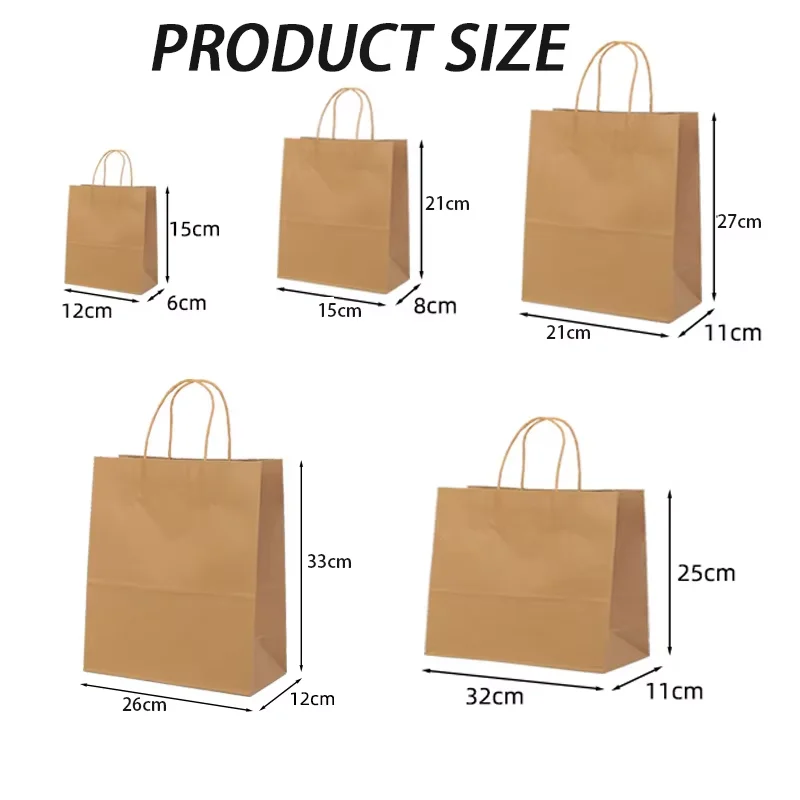 10/30PCS Holiday Birthday Wedding Party Gift Bags – Kraft Paper Colorful Gift Bags for ... - SKU KPGB2030 - UGI Packaging