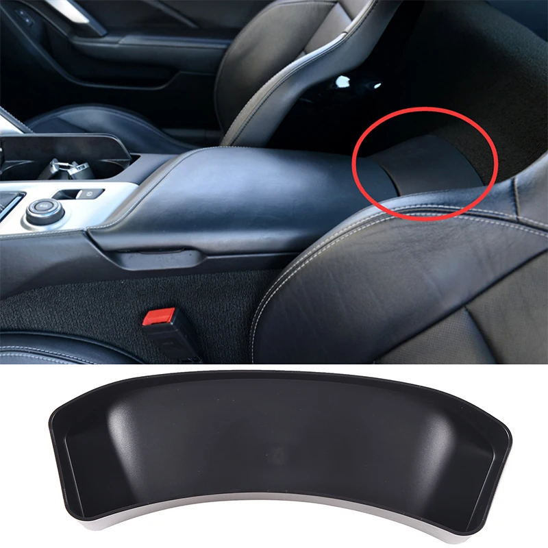 

For Chevrolet Corvette C7 2014-2019 Car Styling ABS Seat Rear Storage Box Mobile Phone Tray Interior Finishing Accessories